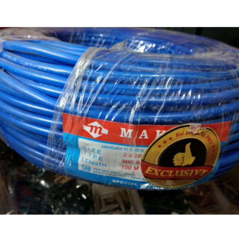 Kabel Mic Kabel Microphone Meteran