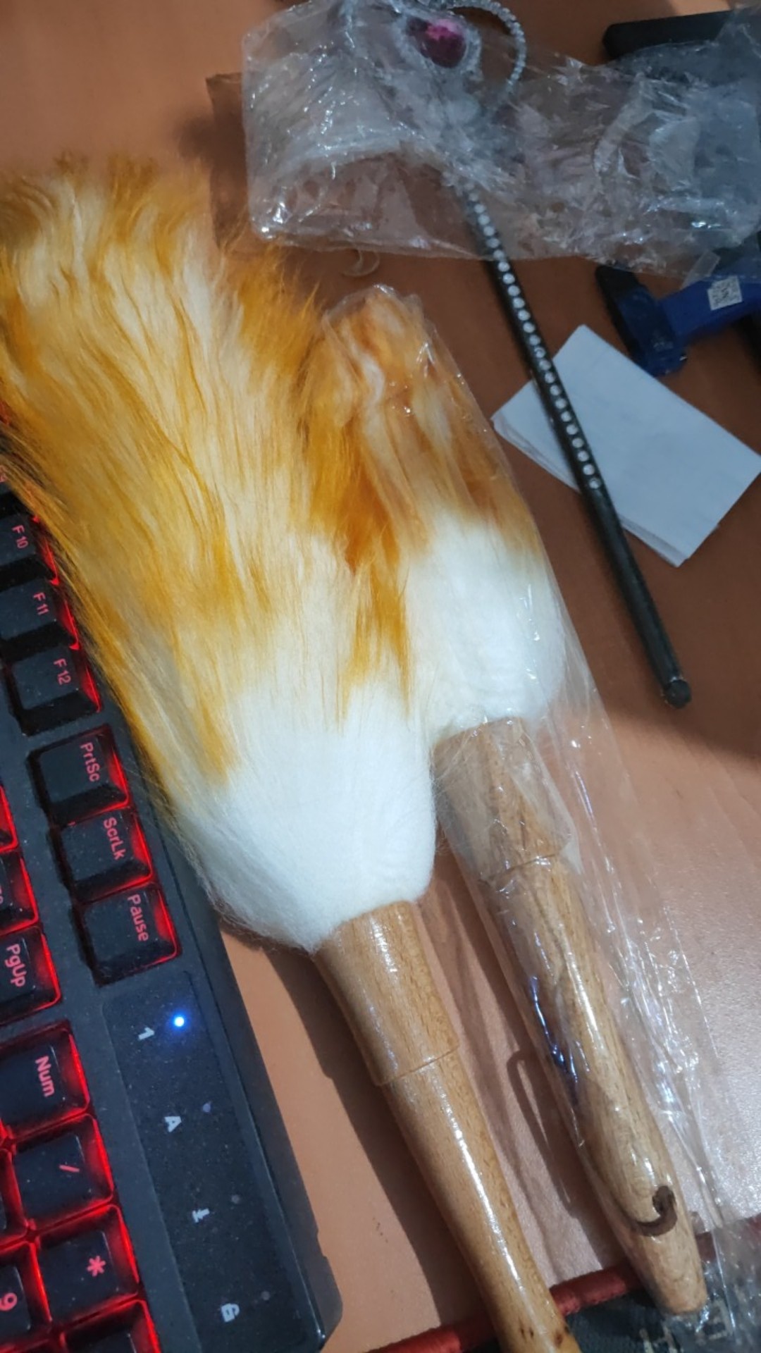 Tevo Tywool 36cm Wool Duster Impor Kualitas Tinggi Kemoceng Kemocing Bulu Domba Untuk Rumah & Mobil