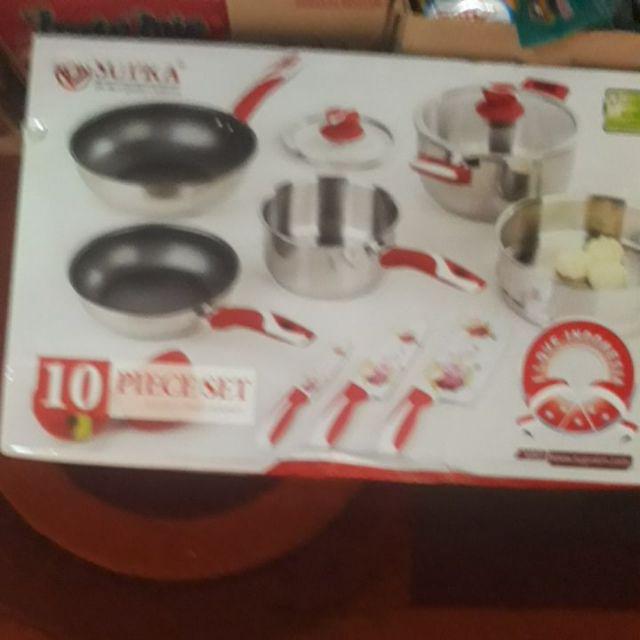 Supra Panci Set 10 Pcs Cookware Set Alat Masak 10 Pcs Impact (i Love Indonesia)