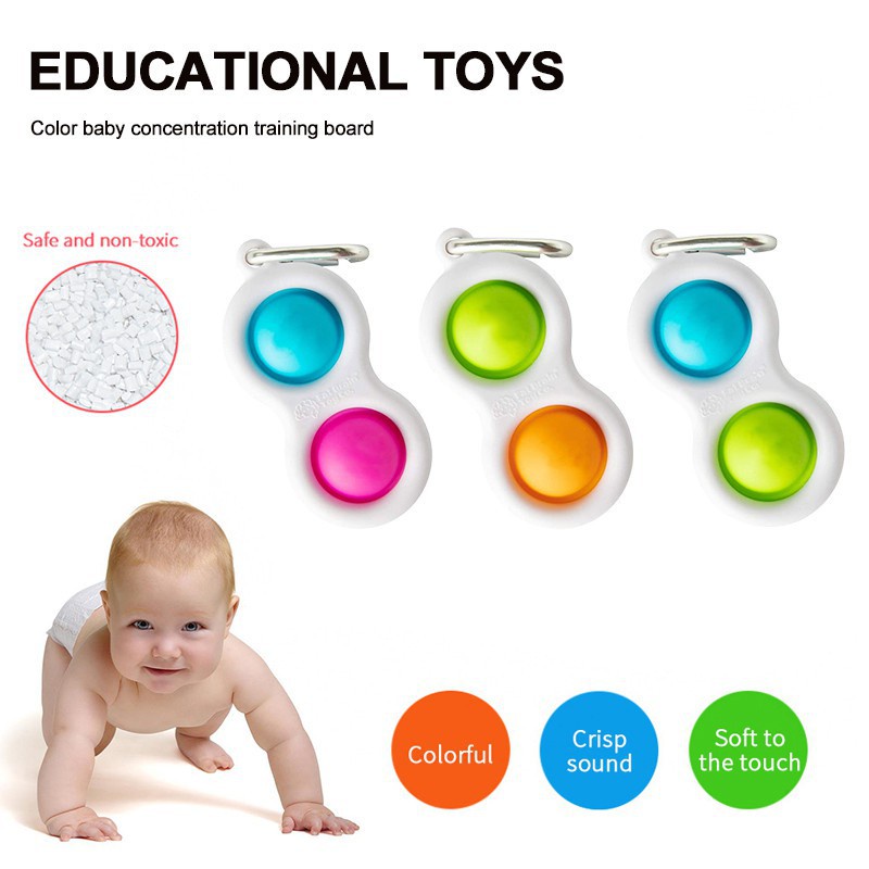 MurmerOfficial  R362 Simple Dimple Fidget Toy Set Stress Relief Toys Autism Anxiety Stress Hand Toys