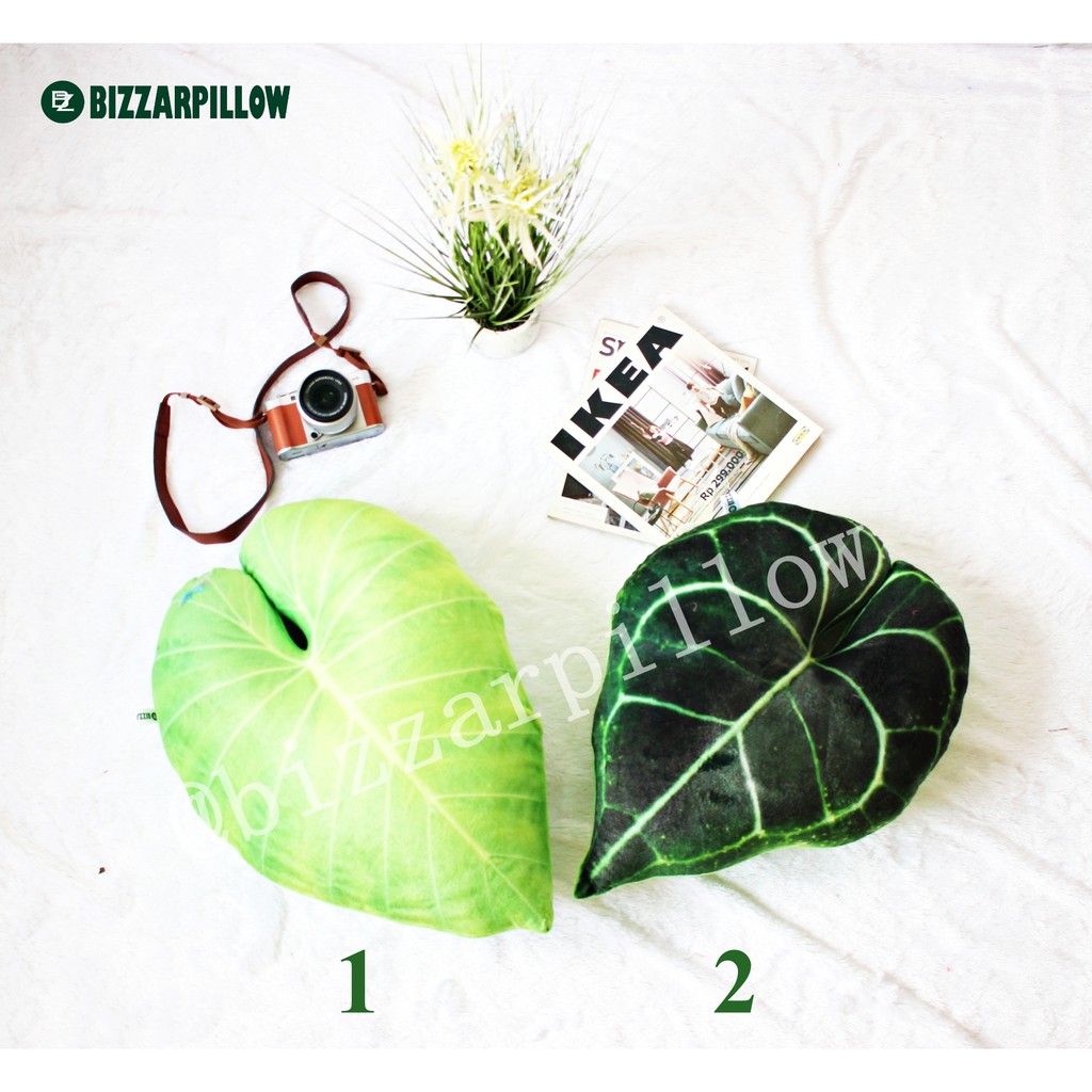 Bizzarpillow Bantal Bentuk Daun Tamanan Hias Size M BZ150