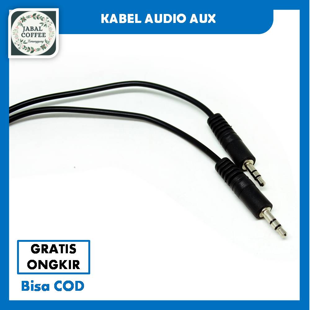 Kabel Audio Aux Jack 3.5 Mm Panjang 100 Cm / Kabel Aux Audio Jack 1 In 1 Untuk Handphone J114