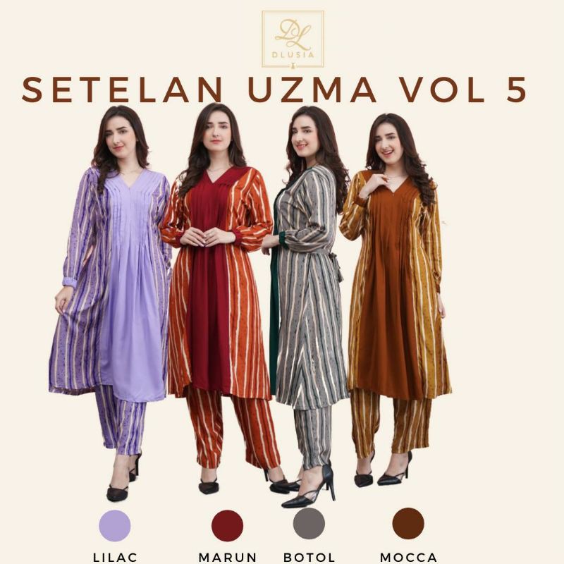 Dlusia Setelan Uzma Vol 5 Jumbo
