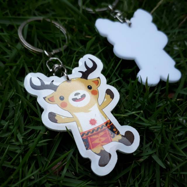 Gantungan Kunci Model Konture Icon Atung Asian Games 18