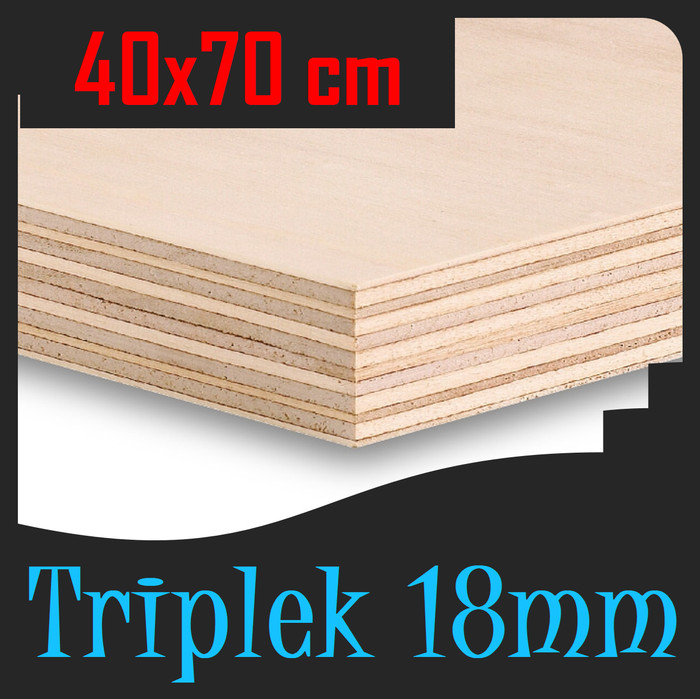 TRIPLEK 18mm 70x40 cm | TRIPLEK 18 mm 40x70cm