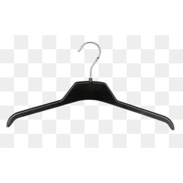 HANGER BAJU PLASTIK GANTUNGAN BESI WARNA HITAM KHUSUS GOJEK/GRAB