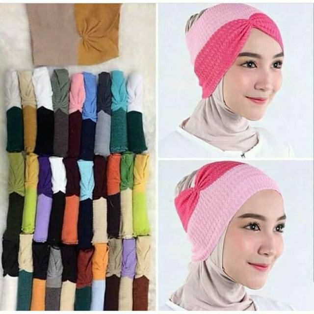 Ciput  rajut 4 warna /2 warna/ 1 warna/ ciput silang/ risty