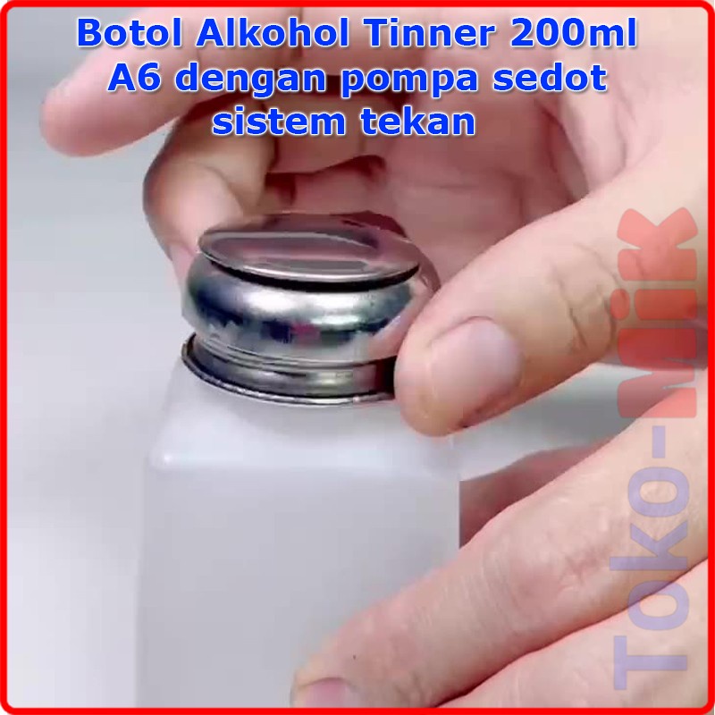 Jual Botol Tinner Thinner Alkohol Alcohol 200ml 200 ml A6 Shopee