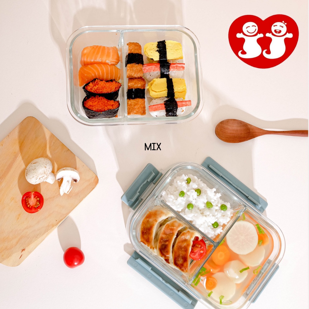 Little Dimple Split Lunch Box - Ecer 1Pcs