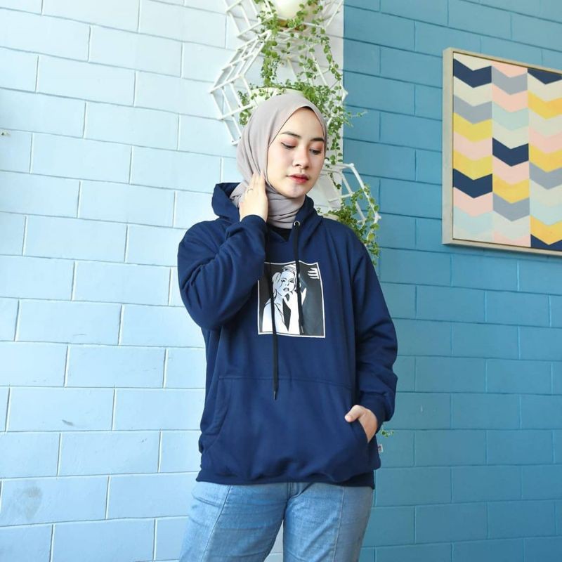 CRY LADY HOODIE  FLEECE WANITA - PRIA TERMURAH'