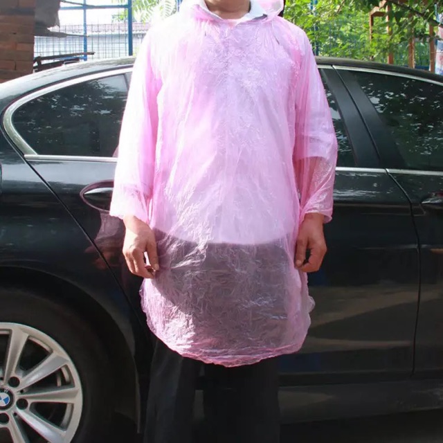 Jas Hujan Plastik Murah Rain Coat Plastic