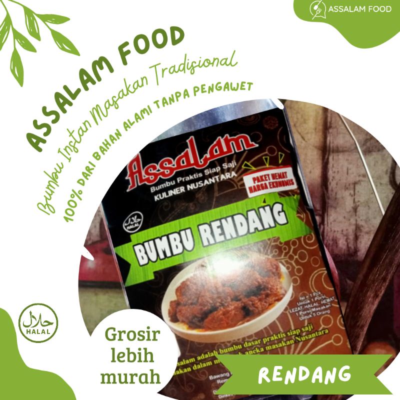 

ASSALAM Bumbu Instan Masakan Tradisional "Rendang