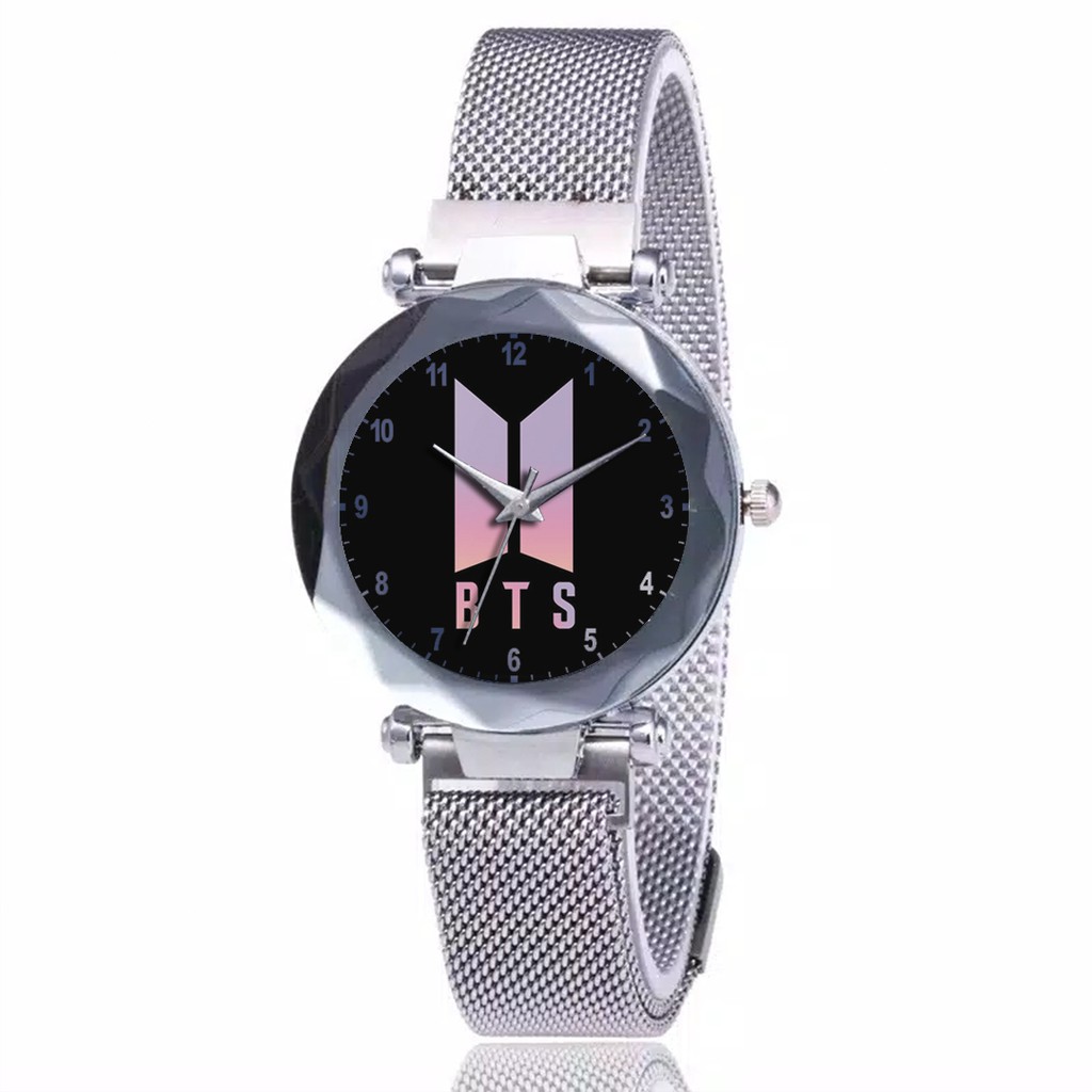 Jam Tangan Wanita Custom - KPOP BTS Free Box &amp; Batre Cadangan 9