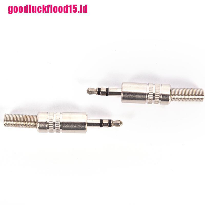 (LUCKID) Jack 3.5mm 3 Pole Pengganti Untuk Headphone