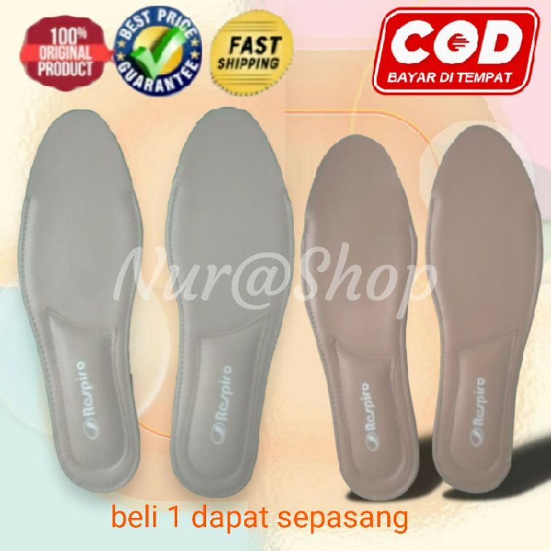 Insole alas dalam sepatu wanita slip on balet kantor