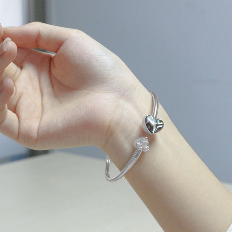 (READY STOKK)Gelang Necklace Gelang Bangle Motif Love Pelangi NEW ORIGINAL