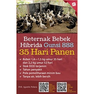Beternak Bebek Hibrida Gunsi 888 - Drh. Agustin Polana - AgroMedia Pustaka - Bukukaluku