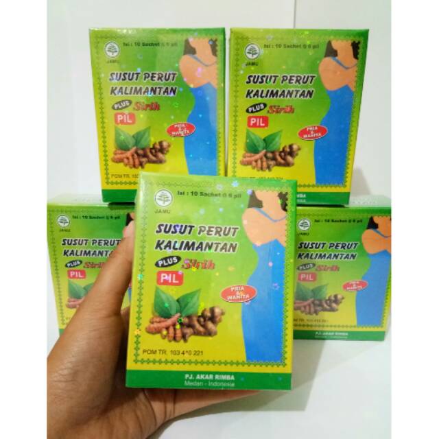 SUSUT PERUT KALIMANTAN plus DAUN SIRIH (Kapsul)