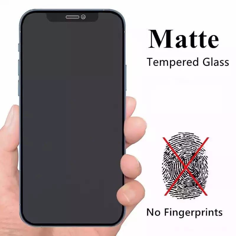 Tempered Glass AG Black Matte Vivo Y11/Y12/Y15/Y17/Y20/Y20S/Y21/Y21S