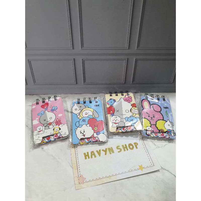 MEMO SPIRAL BTS BT21/DIARY SPIRAL-4
