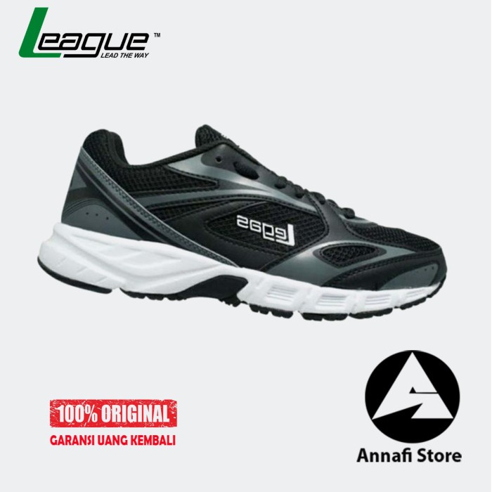 JUAL SEPATU RUNNING PRIA WANITA LEGAS EVADE 102047021LA - BLACK