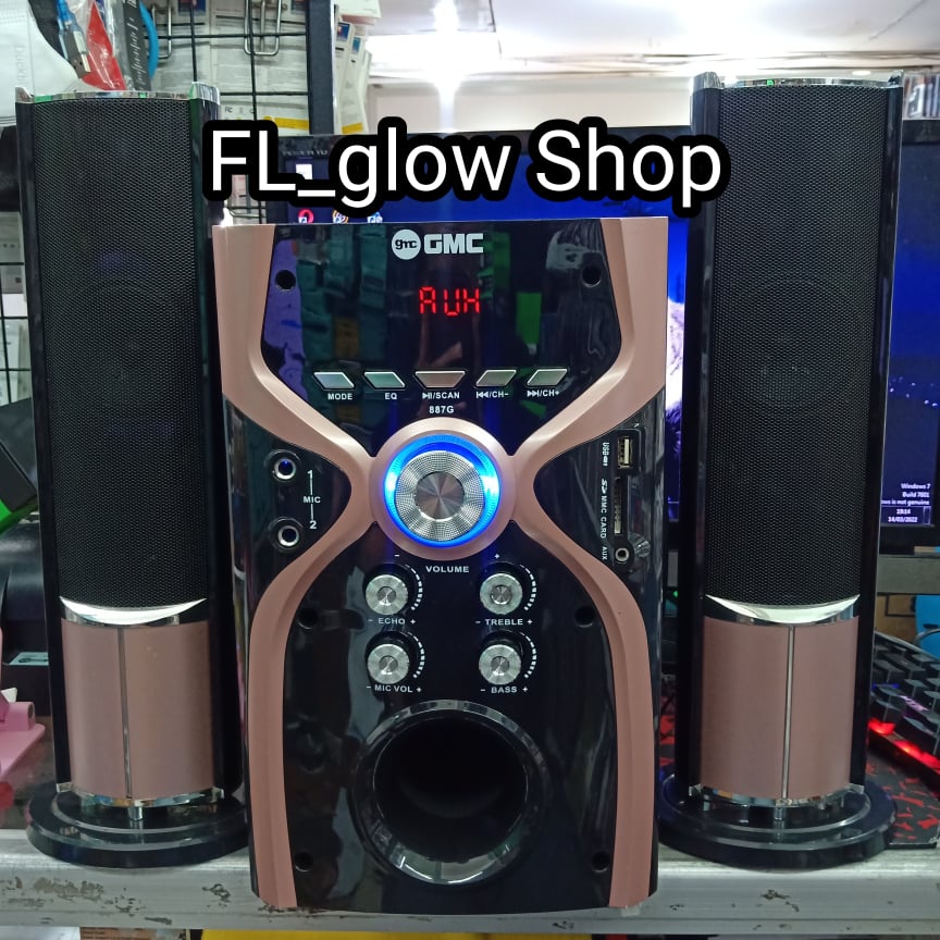 GMC Speaker Bluetooth Multimedia Gmc 887G Soundbar Karoke Suara Super Bass