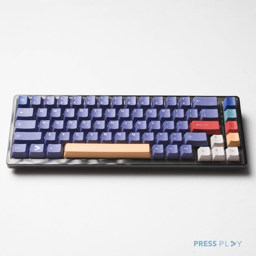 Press Play Retrocube x Jebbra PBT Dye-sub Keycaps 118 set OEM Profile