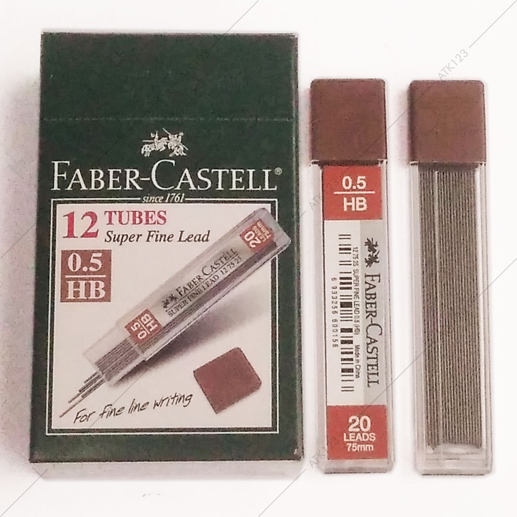  Isi  Pensil  Mekanik Faber Castell Super Fine Shopee Indonesia