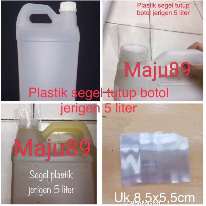 PLASTIK SHRINK / PLASTIK SEGEL JERIGEN 5 LITER (SEGEL FULL JERIGEN)