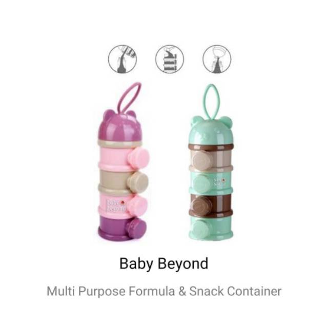 Baby Beyond Multi Purpose Formula and Snack Container / Tempat Susu Bubuk Snack Anak Bayi