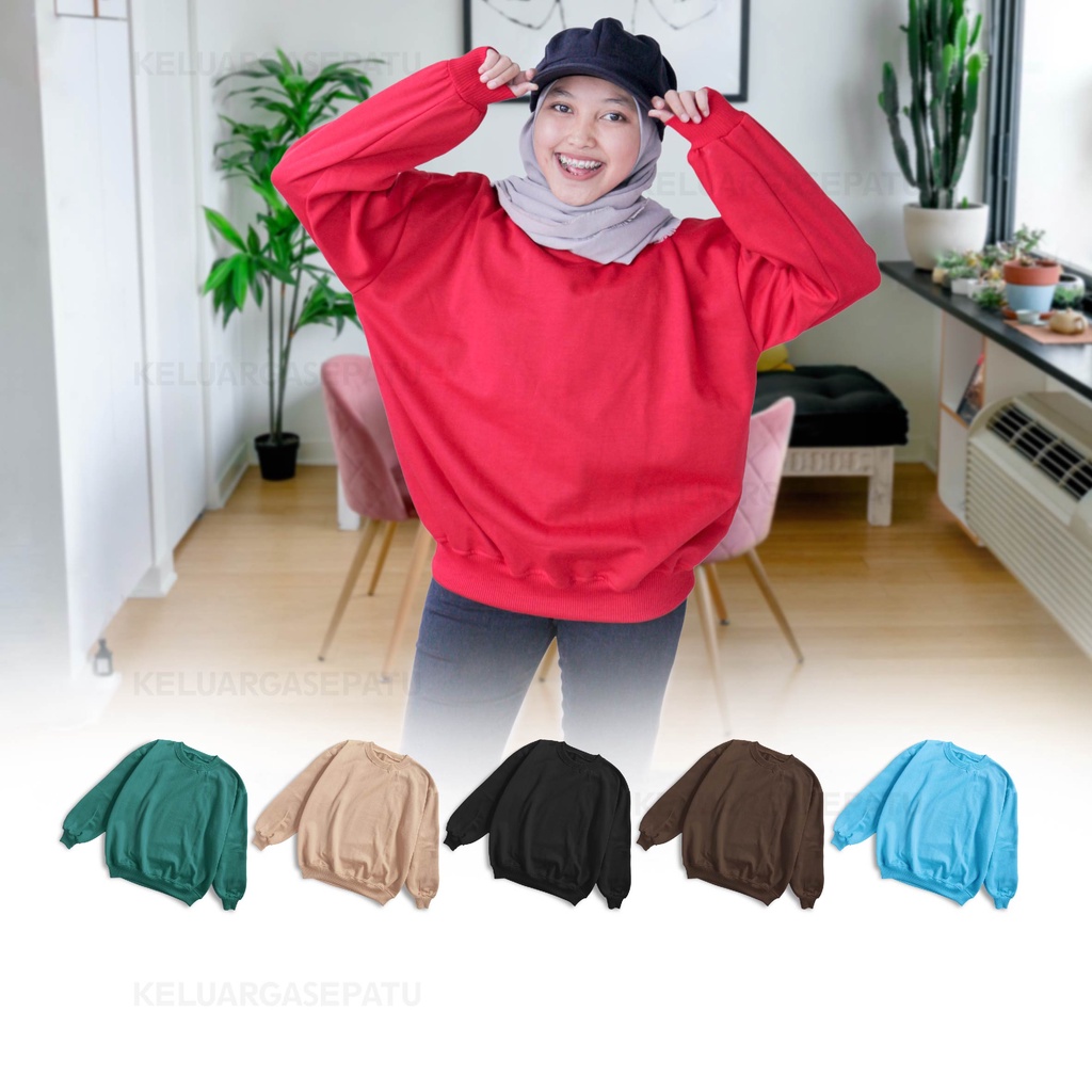 SWEATER Basic Oversize l Sweater Polos l SWEATER XXL Sweater Wanita DAN PRIA SWEATER JUMBO SWEATER OVERSIZE SWITER BESAR SWEATER MURAH