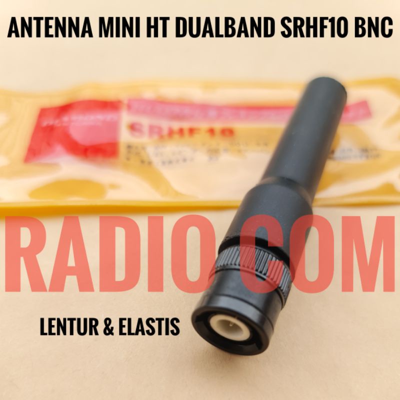 ANTENA MINI HT ICOM V80 V85 V86 ALINCO DJ 196 DJ195 W58 ANTENA HT DUALBAND MINI BNC FEMALE SRHF10 MIRIP SF20