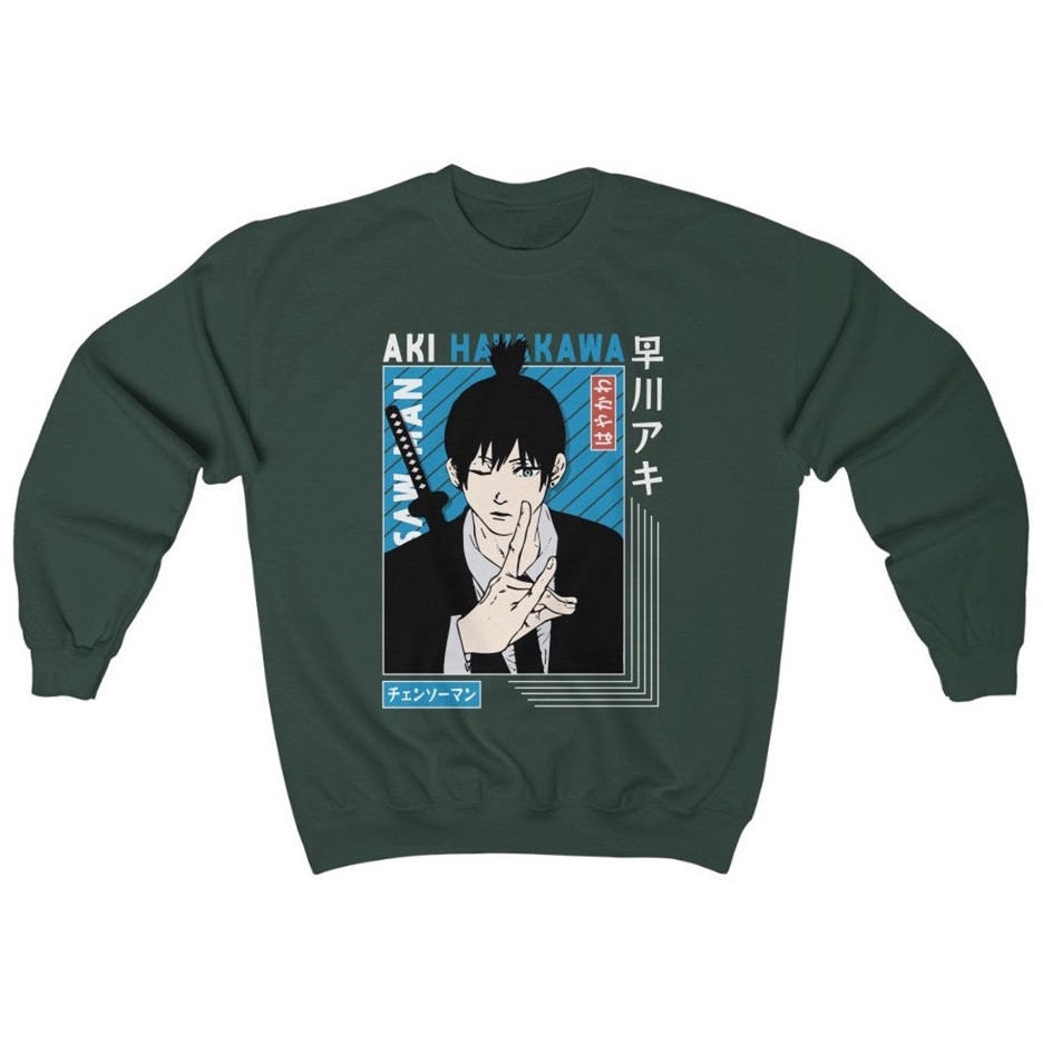 Crewneck Aki Hayakawa the Chainsaw Man Anime Manga