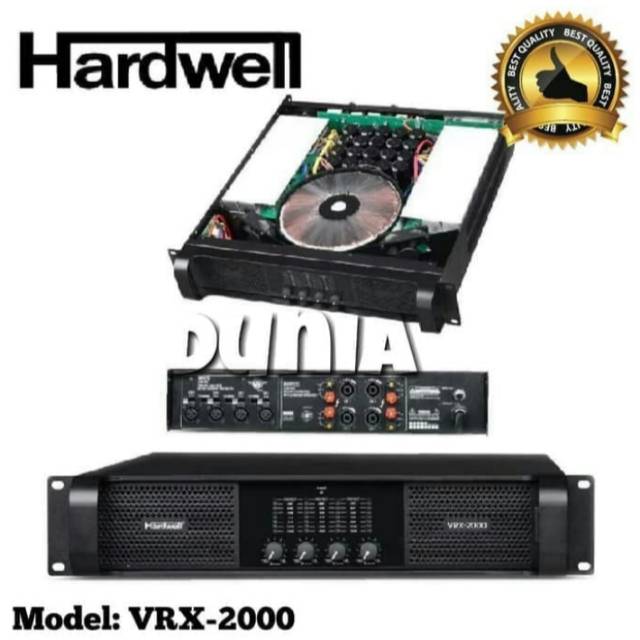 Ds Power Hardwell VRX 2000 Amplifier 4 Channel Hardwell VRX2000 Original