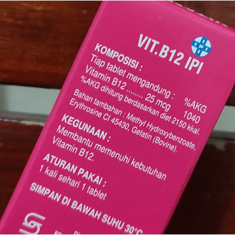 Vitamin B12 Ipi / untuk mengatasi anemia pernisiosa