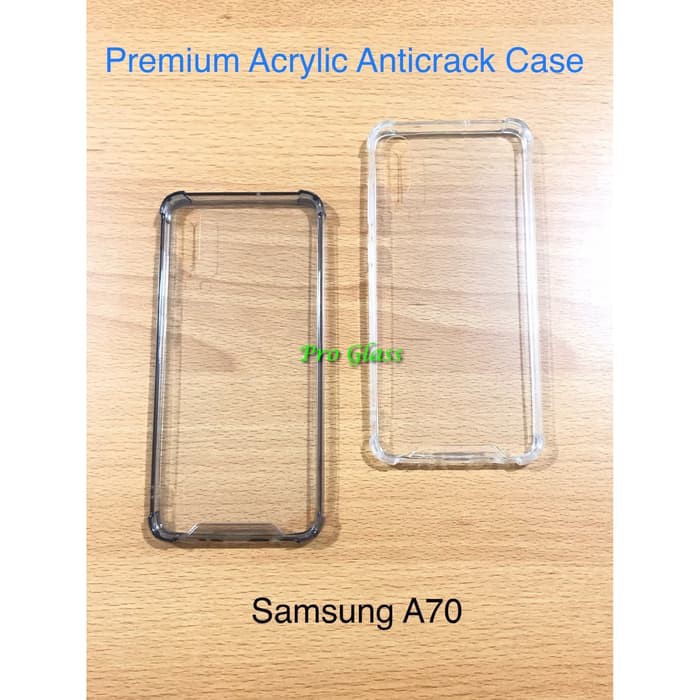 Samsung A70 Anticrack / Anti Crack / ACRYLIC Case Silicone Premium