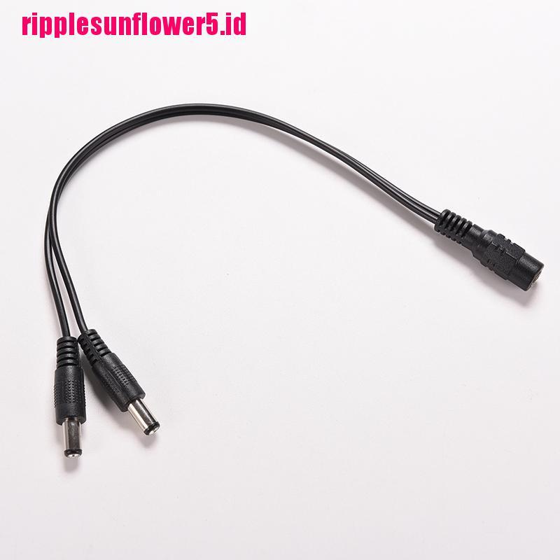Kabel Adapter Splitter Power Dc 12V 1 Female Ke 2 Male 5.5x2.1mm Untuk CCTV