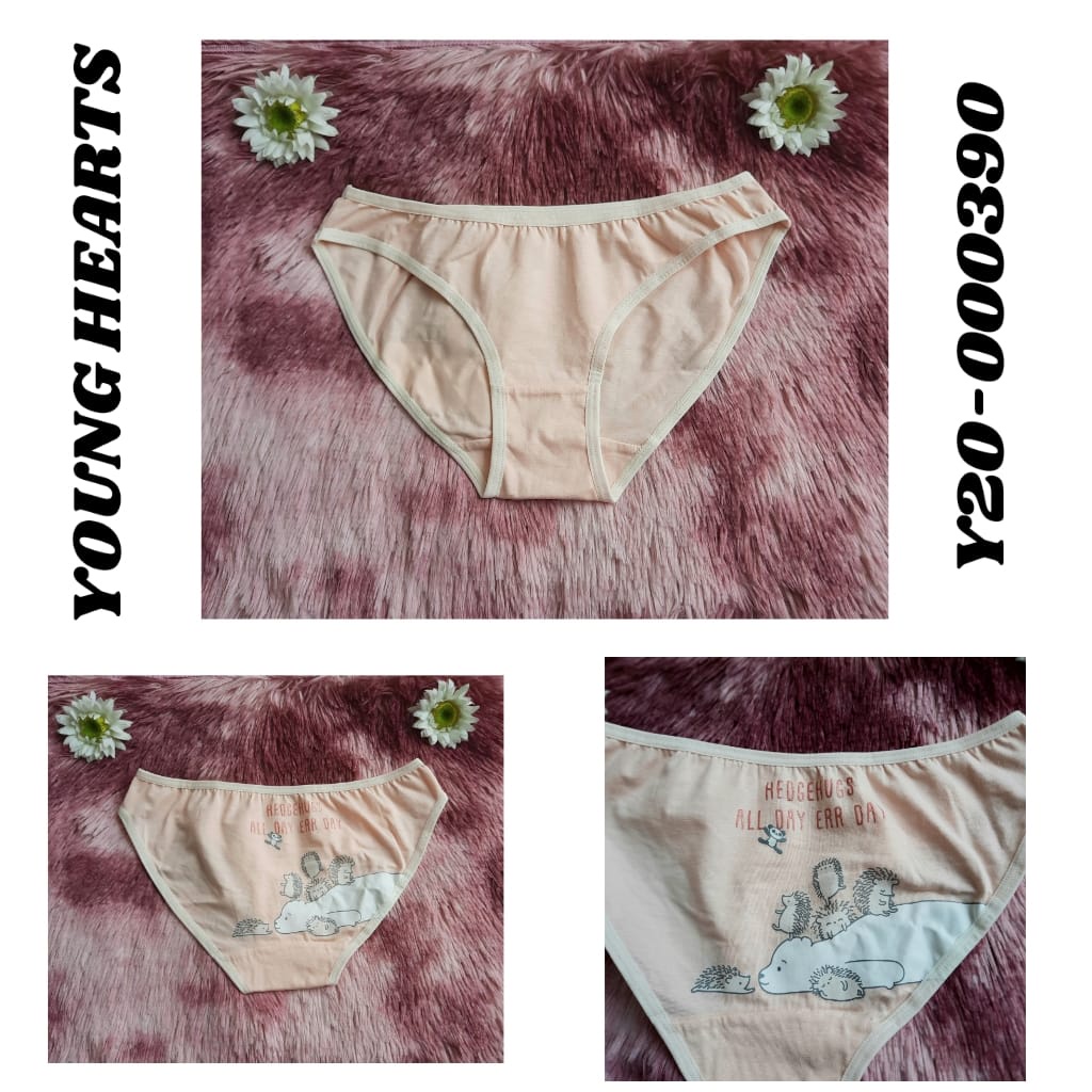 YOUNG HEARTS PANTY COTTON MINI CELANA DALAM REMAJA SIZE M BAHAN KATUN Y20-000390