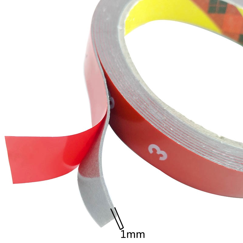 3m Auto Car Foam Double Sided Attachment Tape 10mm Panjang Double faced Acrylic Foam Tape Auto Khusus Spons Puffs Lem Mobil Decals Dekorasi