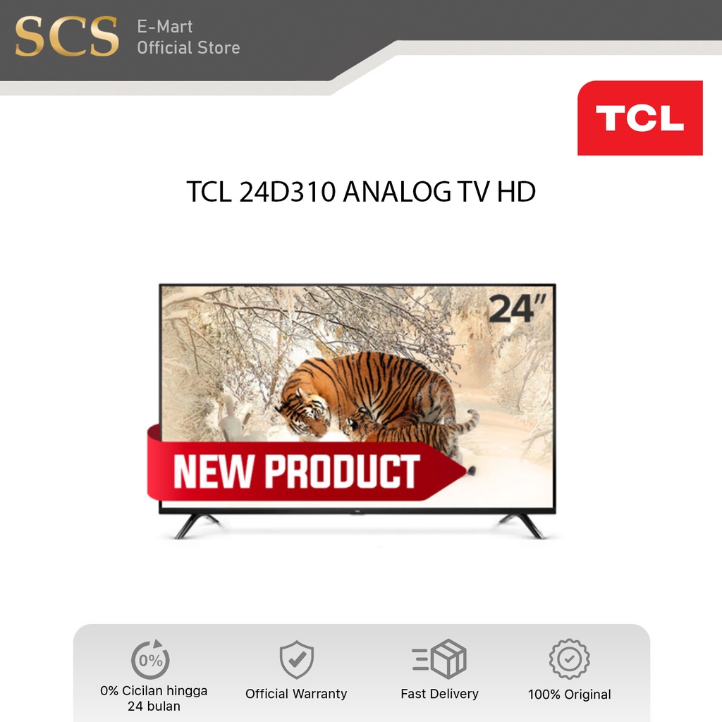 TCL L24D310 TV LED Analog 24" | 24D310