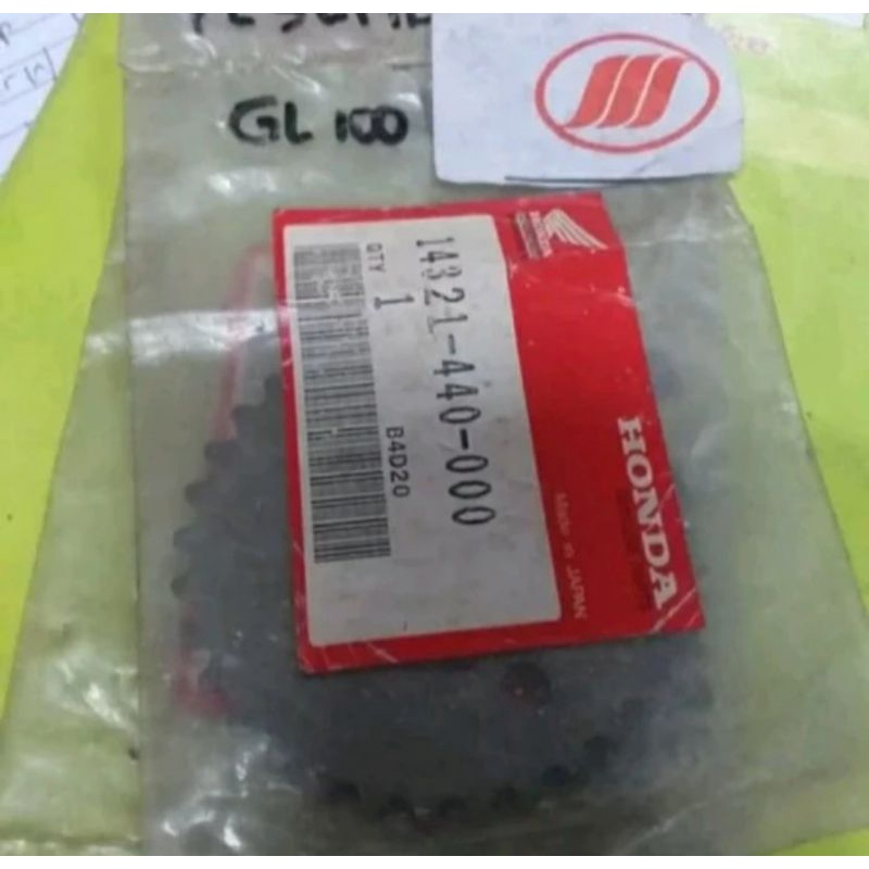 GER GIGI KAMPRAT GER TIMING ATAS HONDA GL100 GL125 GL MAX GL PRO GL SERIES 14321-440-000 ORIGINAL MA