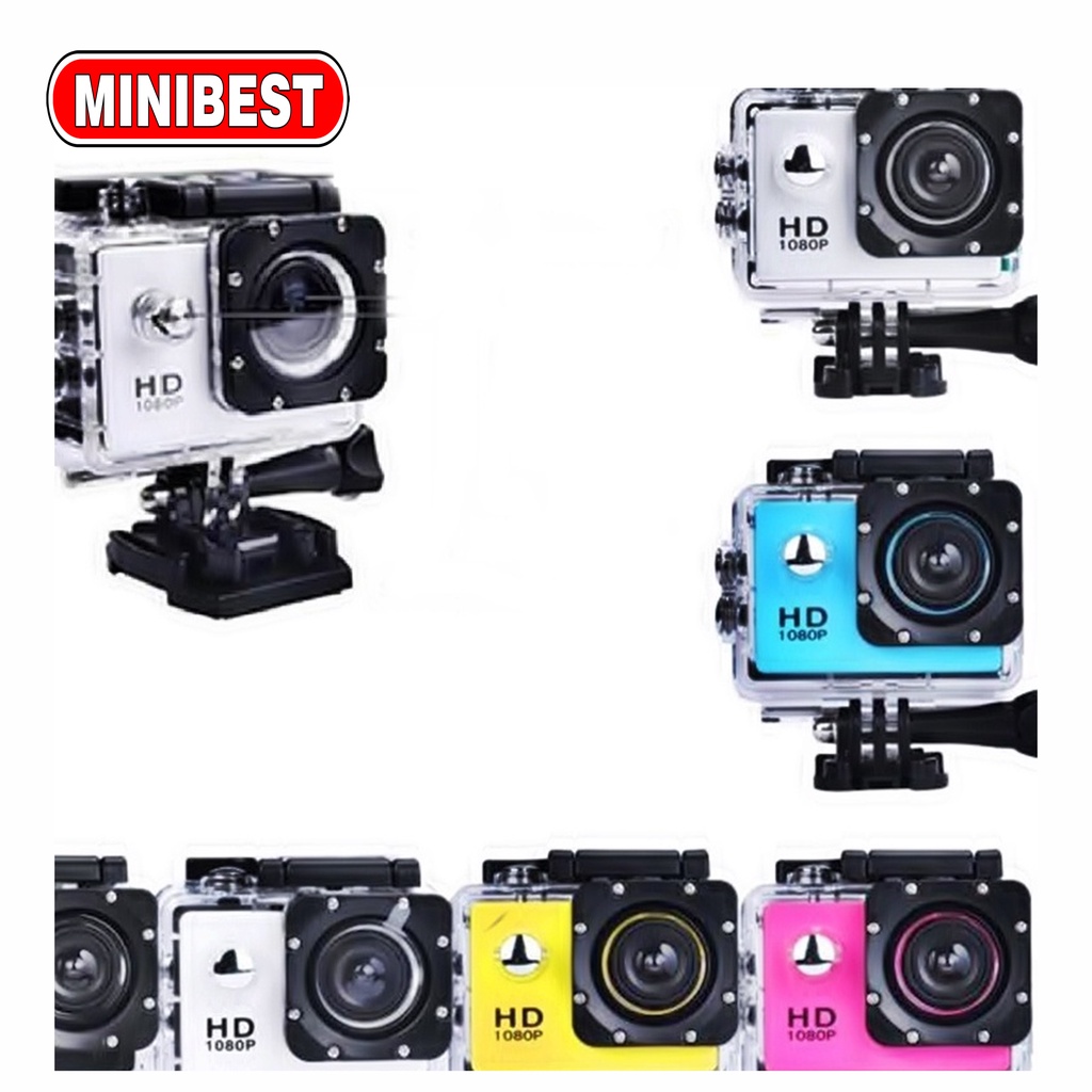 [MB] SPORT ACTION CAMERA 4K DAN 1080HD KAMERA JERNIH AKSESORIS LENGKAP