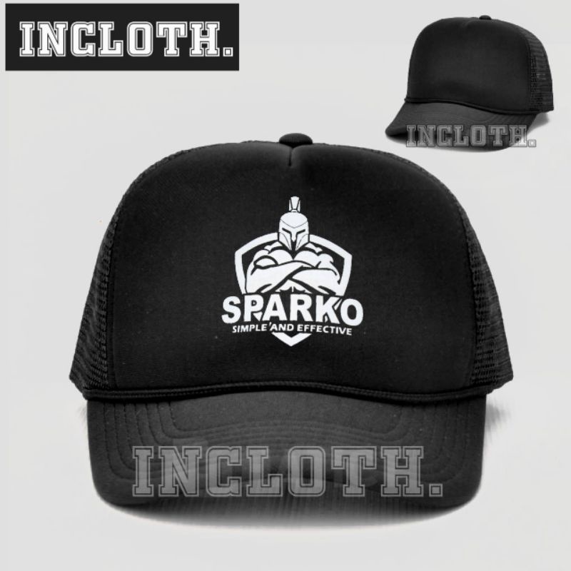 Topi SPARKO Jaring Trucker Pria Wanita - Sparko Simple Effective