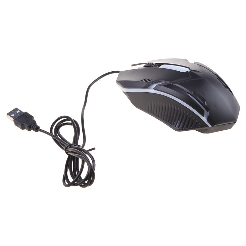 Cre Mouse Gaming Ergonomis 1000 Dpi Dengan Backlight Led Dan Kabel Usb