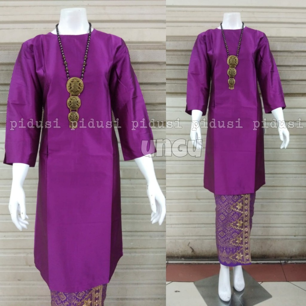 TERBARU SET TUNIK TAFFETA DAN ROK SONGKET / SET TUNIK TAFFETA PREMIUM