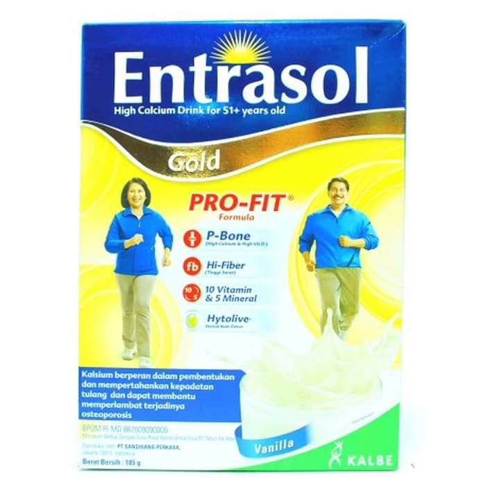 

ENTRASOL GOLD VANILLA 185 GR