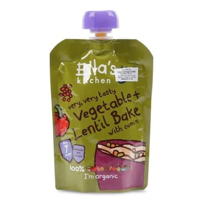 

#HANDCARRY Ella's Kitchen Organic Vegetable Lentil Bake 130g - UFOHCR3177