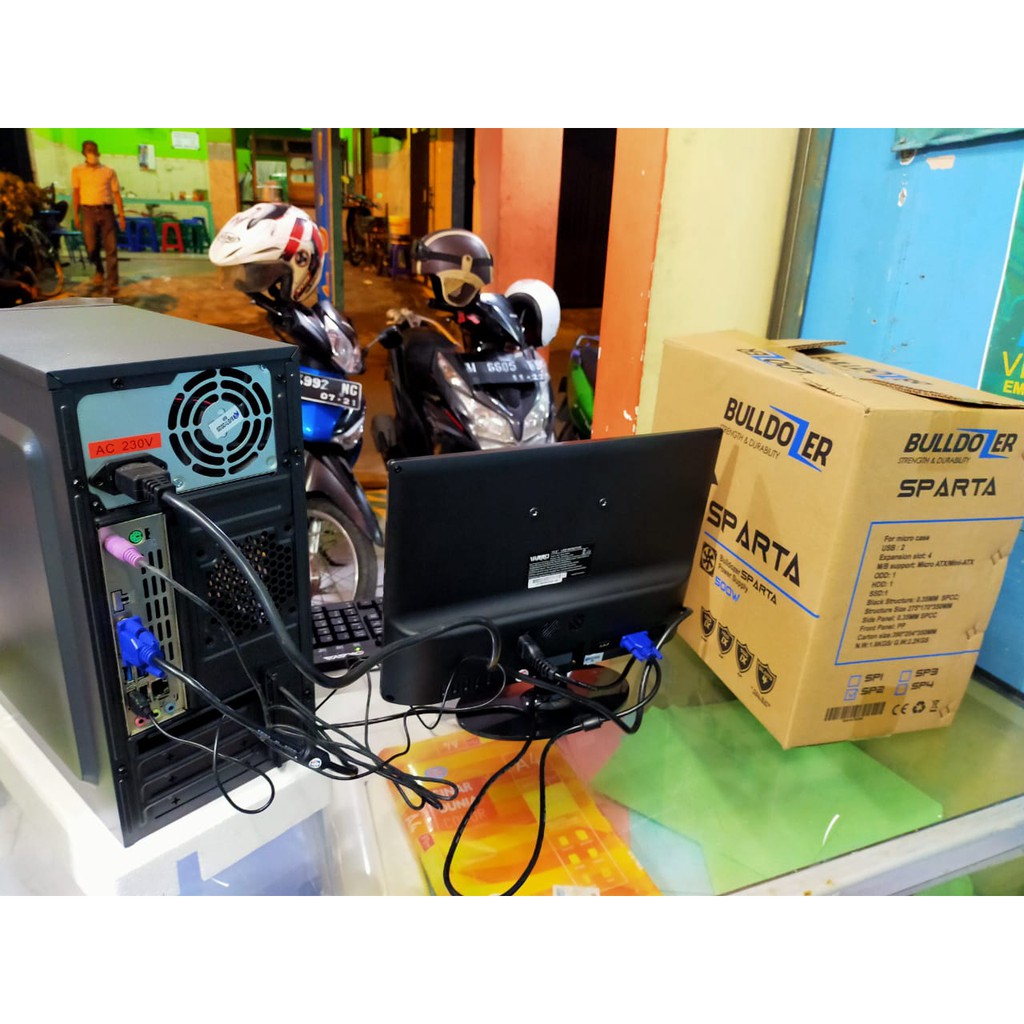 PAKET KOMPUTER PC INTEL G2030 IVY BRIDGE+LCD 19&quot; Wide Baru