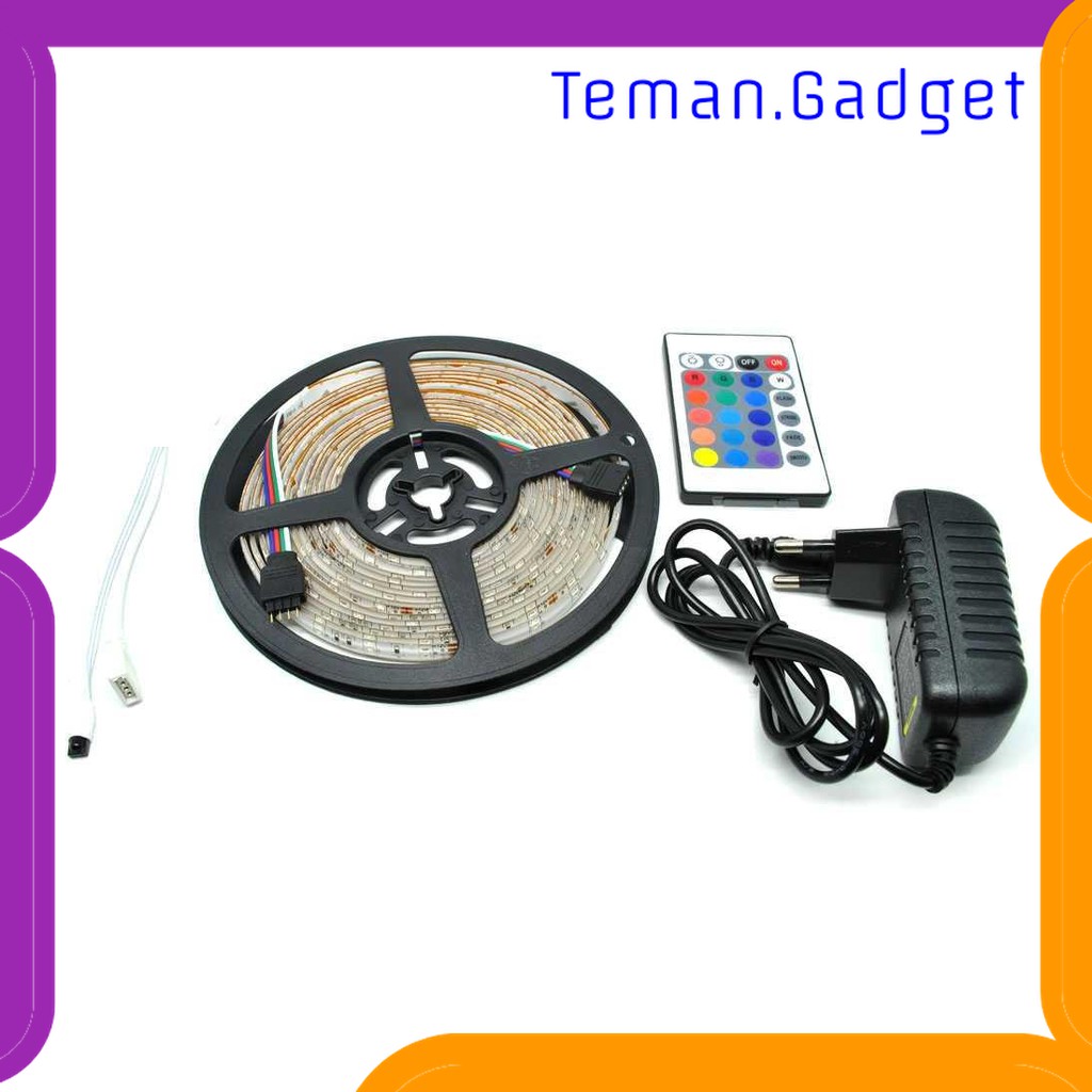 TG-DG137 RGB LED STRIP 3528 300 LED 5 METER 12V 2A LIGHT CONTROLLER REMOTE