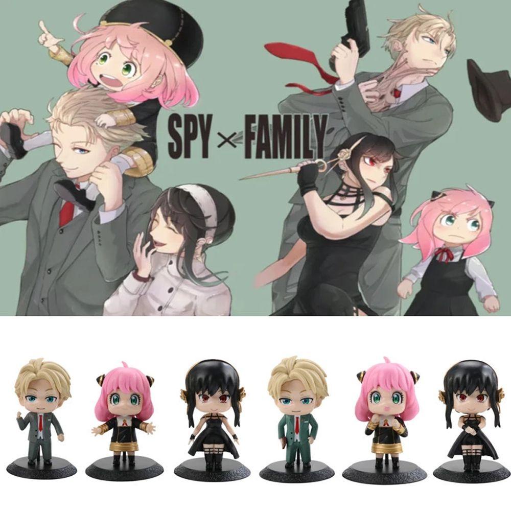 [Elegan] Spy FAMILY Figure Toy Kawaii Mainan Anak Kartun Dekorasi Desktop Anak Hadiah Model Mainan